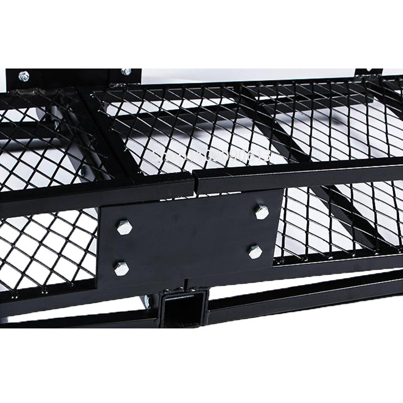 Thumbnail: 59X20inch Car Rear Luggage Box Trailer Basket Car Luggage Rack Car Pull Cargo Tr