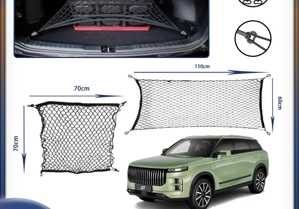 Car Trunk Net For Jaecoo J7 Tansuo 06 2023~2025 Chery Fulwin T6 Tiggo 7 Wear-res