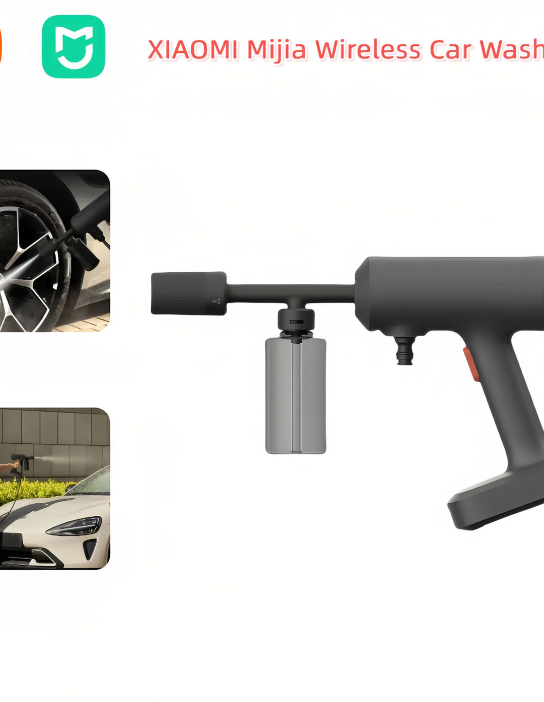 Xiaomi Mijia Wireless Car Washer 2 160L/H Large Water Volume High Pressure Effic