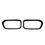 Thumbnail: 2Pcs Front Bumper Grille Frame Cover Trim For BMW F39 X2 2018 2019 2020 2021 202