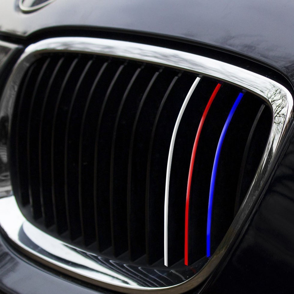 Thumbnail: 24pcs for M3 M5 E36 E46 E60 E90 E92 Front Grille Grill Vinyl Strip Sticker Decal