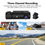 Thumbnail: Z-EDGE T3P Triple Car Cameras for 4K Front, and 1080p Inside and Rear, 3-Ch..