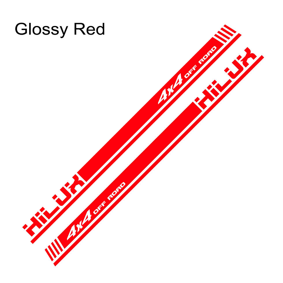 Thumbnail: 2PCS Car Racing 4x4 Off Road Decal Car Door Side Stripes Stickers Auto Body Deco
