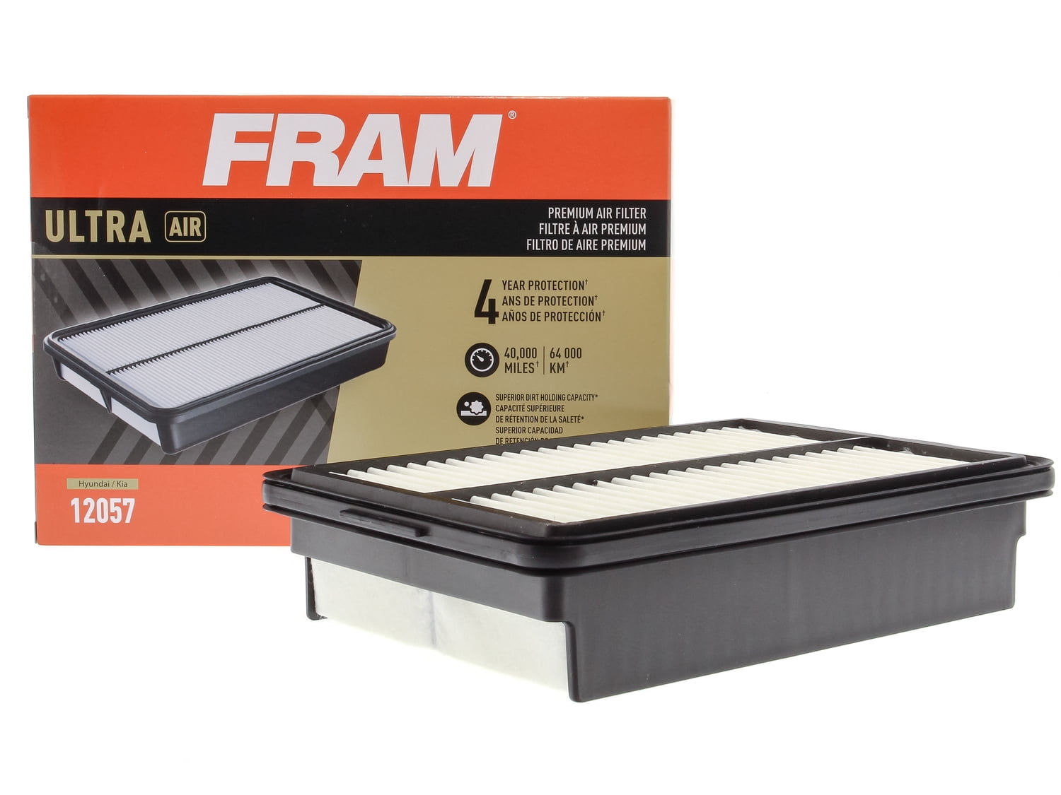 FRAM Ultra Air XGA12057, Premium Engine Air Filter, for Select Hyundai and ..