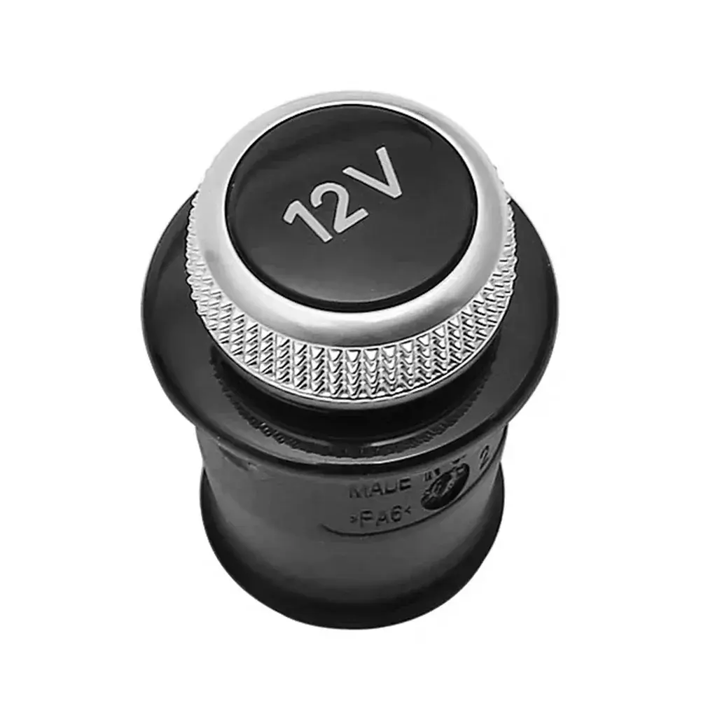 Car Cigarette Lighter Cover Chrome Plated Cigarette Lighter Plug for Audi A3 A4