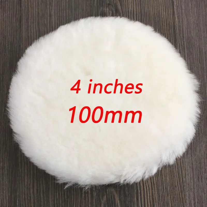 Thumbnail: Car Polish Pad 3/4 /5/6/7 Inch Soft Imitated Wool Polishing Disc Car Body Waxing