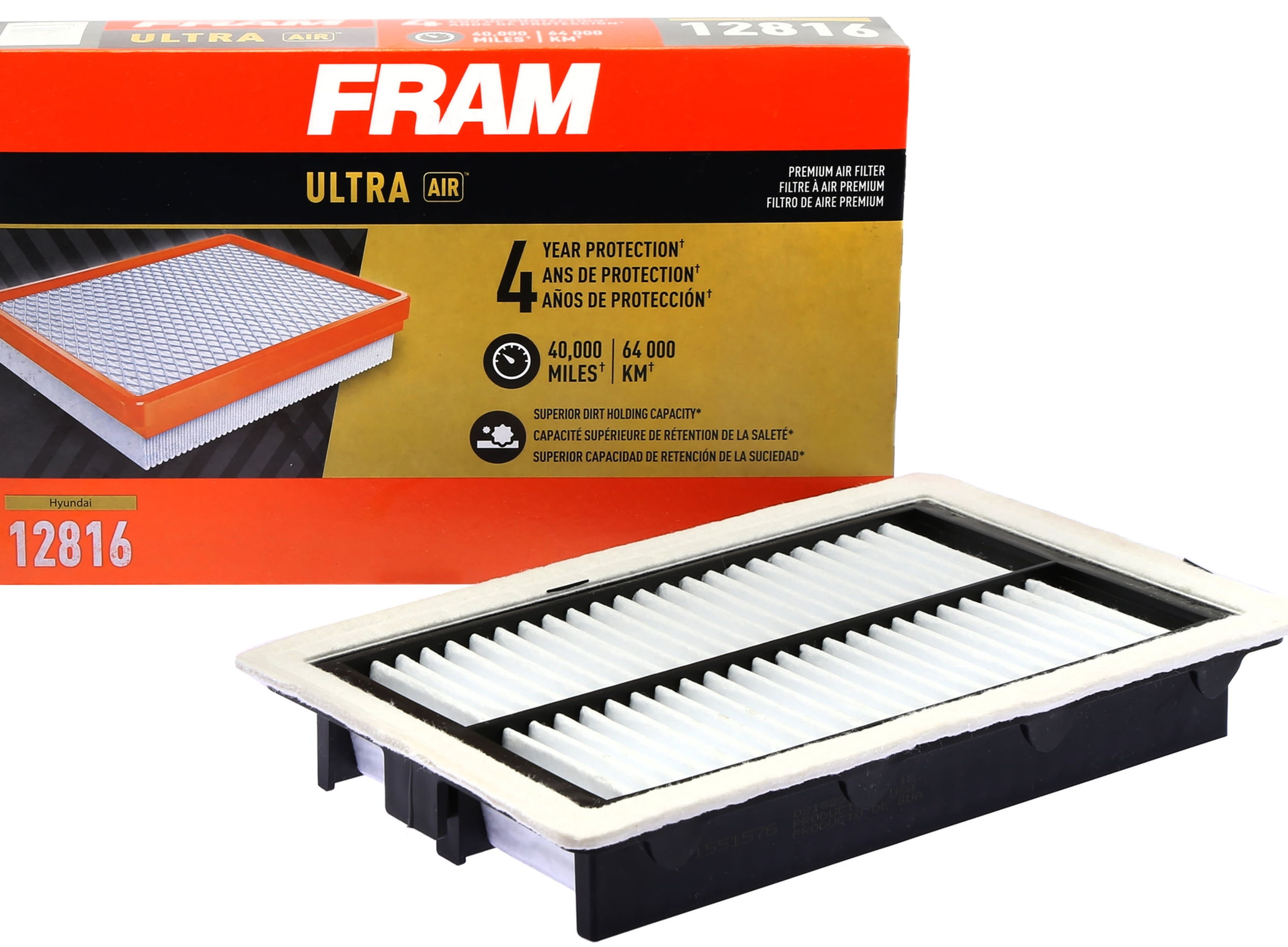 FRAM Ultra Air XGA12816, Premium Engine Air Filter, 40K mile Protection for..