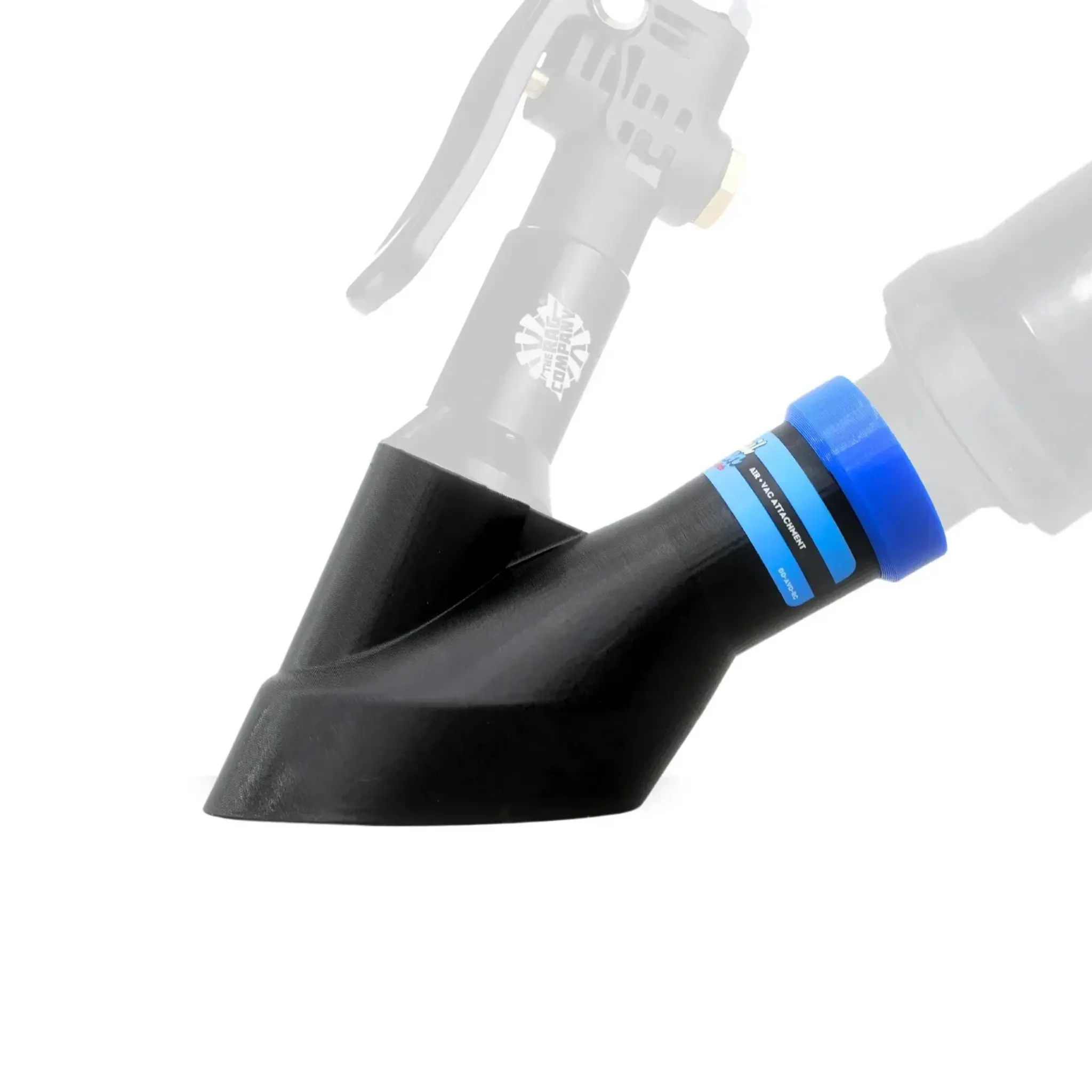 Oval Shape Automotive Detailing Tool With Simultaneous Blow And Vacuum Function