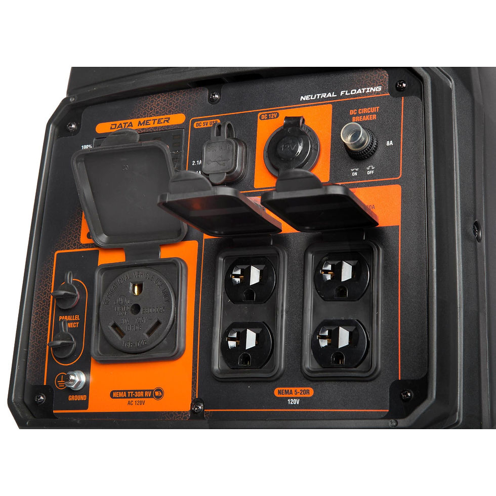 Thumbnail: WEN 4800-Watt Portable Inverter Generator, RV-Ready, Quiet and Lightweight ..