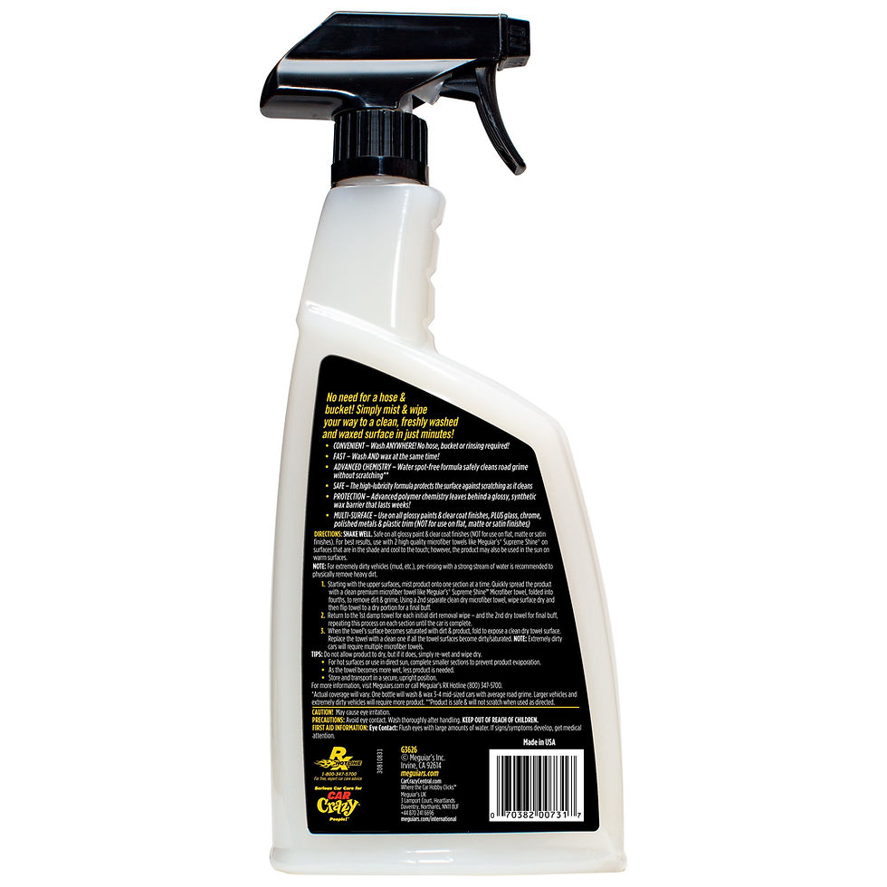 Thumbnail: Meguiar's Ultimate Waterless Wash & Wax Spray G3626 26 oz