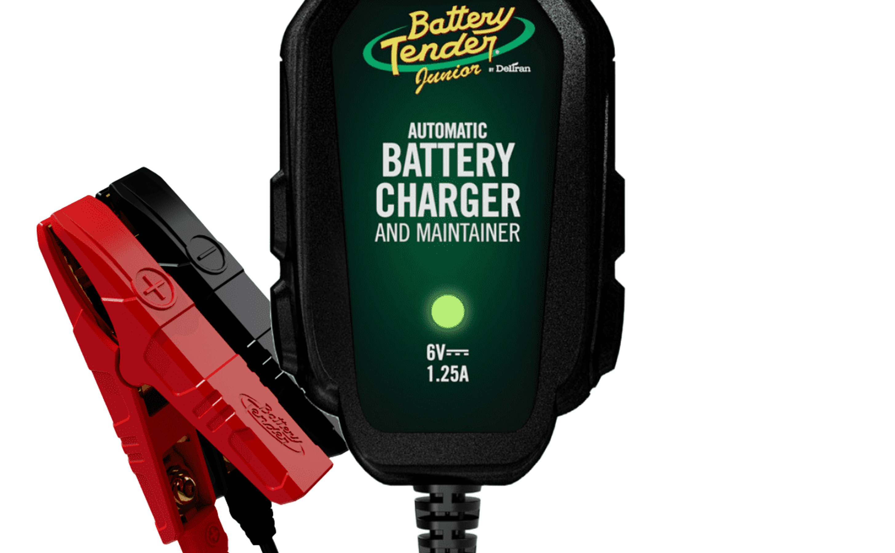 Battery Tender Junior 6V, 1.25 AMP Battery Charger and Maintainer: Fully Au..