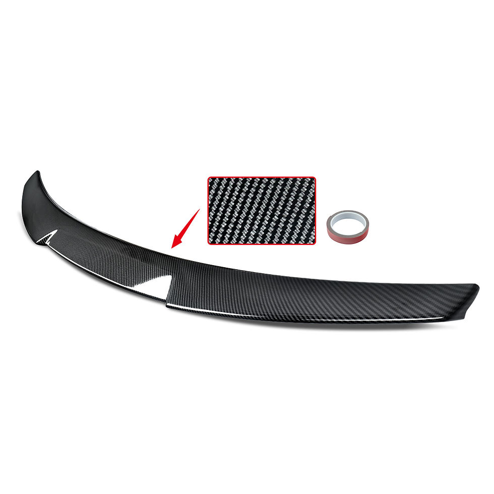 Thumbnail: CARBON LOOK FOR AUDI A5 S5 RS5 B8 COUPE 2D 07-13 M4 TYPE REAR BOOT SPOILER WING