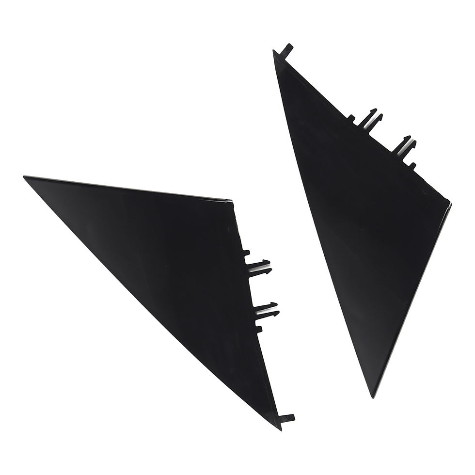 Thumbnail: Rearview Mirror Triangle Plate Side Door Mirror Triangle Molding Panel Cover Rep