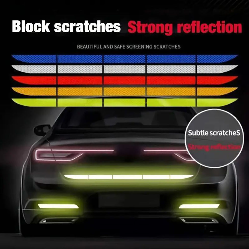 90cm Car Reflective Sticker Automobile Trunk Warning Safety Tape Anti Collision