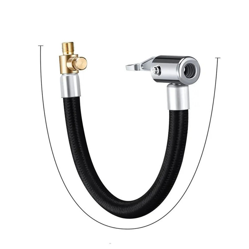 Thumbnail: 10 20 40 60cm Car Tire Inflator Hose Inflatable Air Pump Extension Tube Adapter