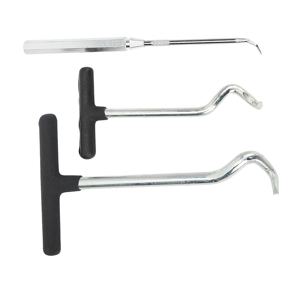 Thumbnail: 3PCS O Rings Grease Seals Puller Soft Handle Oil Seal Remover Puller for SUV Tru
