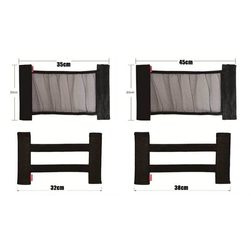 Thumbnail: Car Back Rear Trunk Elastic Mesh Fixed Straps Car Interior Organizer Extinguishe