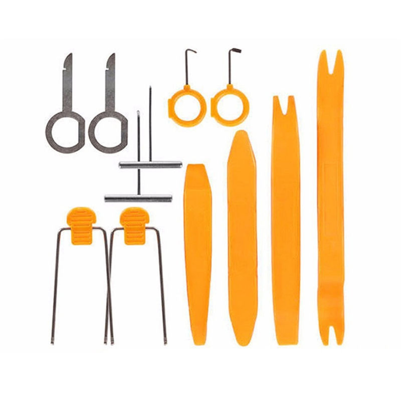 Thumbnail: Auto Door Clip Panel Trim Removal Tool Kits Navigation Disassembly Seesaw Car In