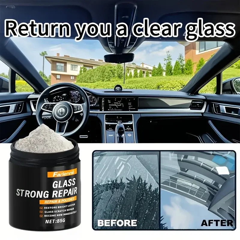 Thumbnail: Farienne Super Glass Polishing Powder 80G Nano Scale Scratch Repair Surface Brig