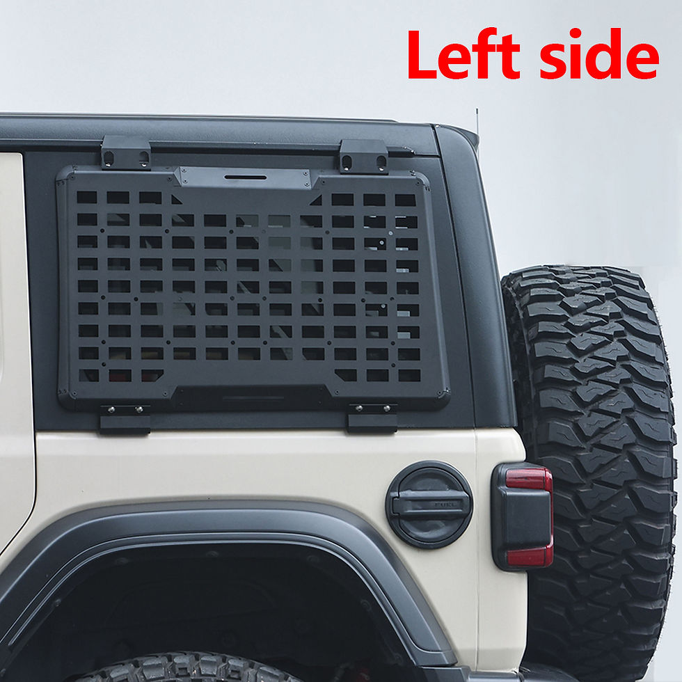 Thumbnail: Rear Window Molle Panel Modular Cargo Organizer Storage Rack Flank Kit Window Pr