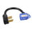 Thumbnail: AutoDrive 10/3 STW 50 to 30-Amp Universal RV Adapter Extension Cord with Li..