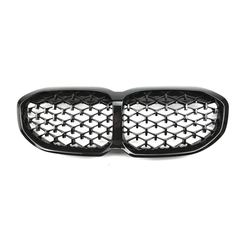 Thumbnail: 1 Pair M Color/Gloss Black Car Front Bumper Kidney Grill Grilles for BMW 1 Serie