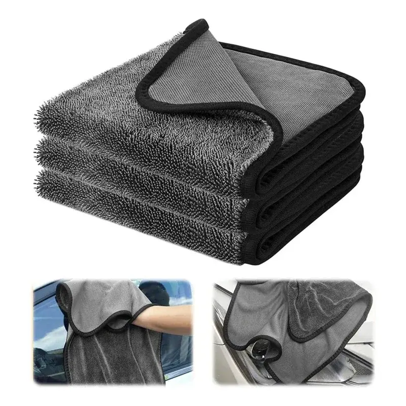 Thicken Microfiber Car Washing Towel Ultra-Soft Car Cleaning Towels High Absorbe