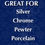 Thumbnail: Wright's Silver Polishing Cream, 3-in-1, All-Purpose, Remove Tarnish, Clean..