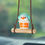 Thumbnail: Cartoon Cute Animated Car Accessories Swinging Duck Pendant Car Rearview Mirror