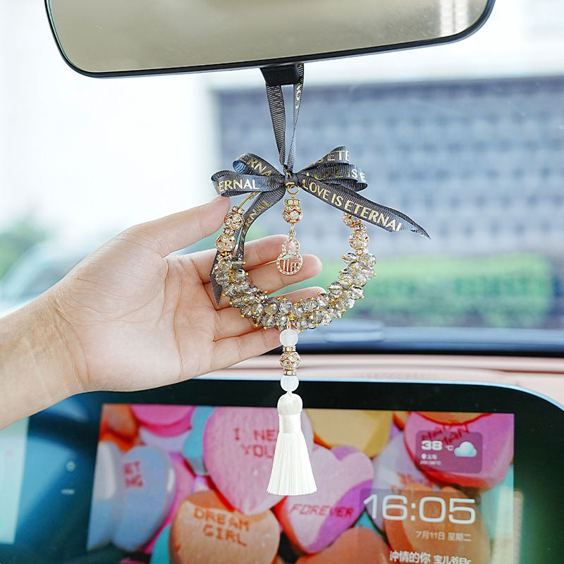 Thumbnail: New car pendant crystal gourd car with decorative pendant net red creative car r