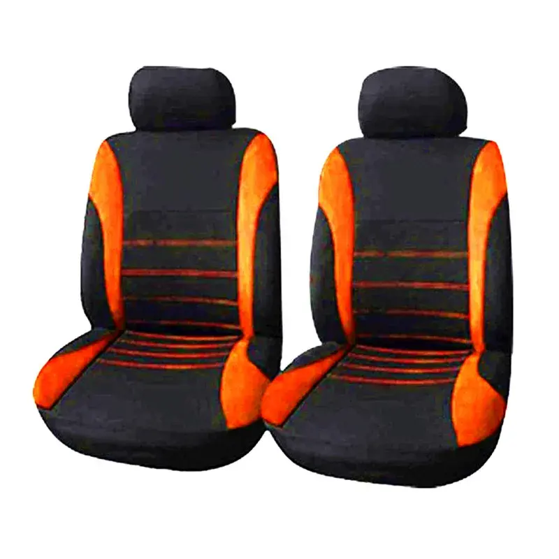 Thumbnail: Auto Parts Car Seat Cover Polyester Fabric 2/4/9 Piece Set Four Season Universal