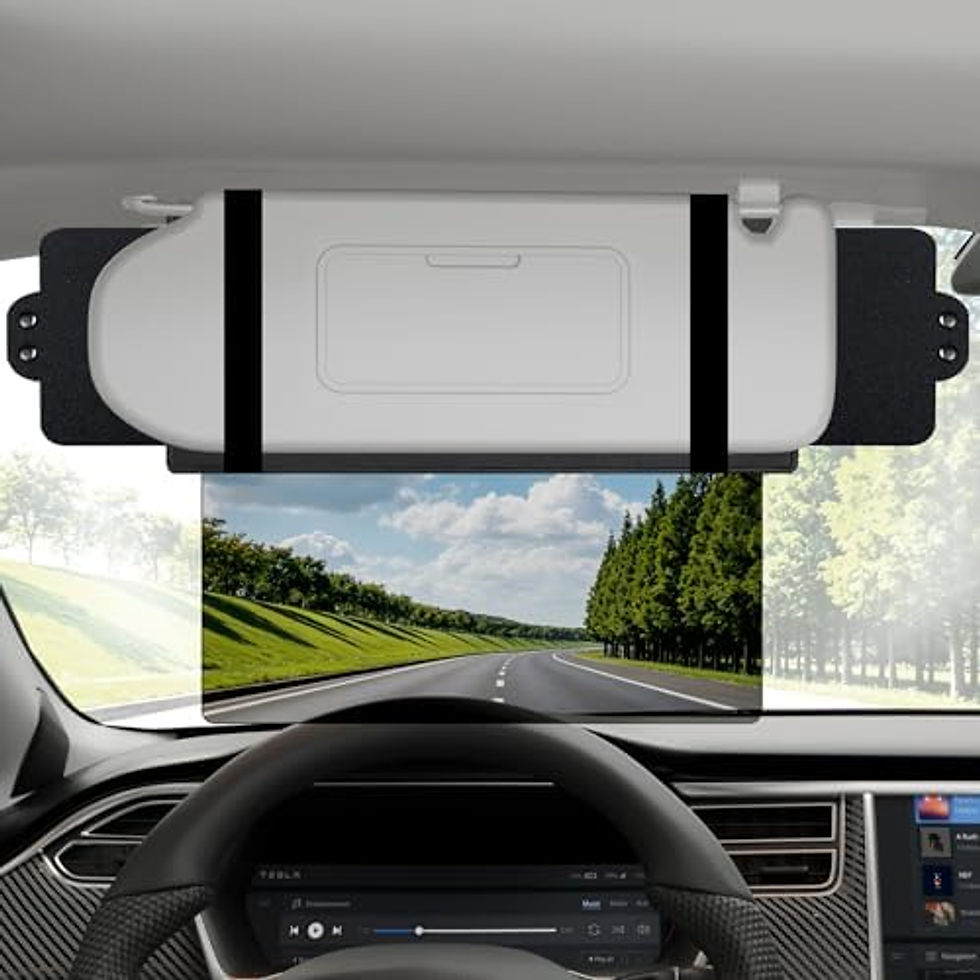 Thumbnail: Car Sun Visor Extender with Polarized PC Lens, Anti-Glare Sunshade for Safe Driv
