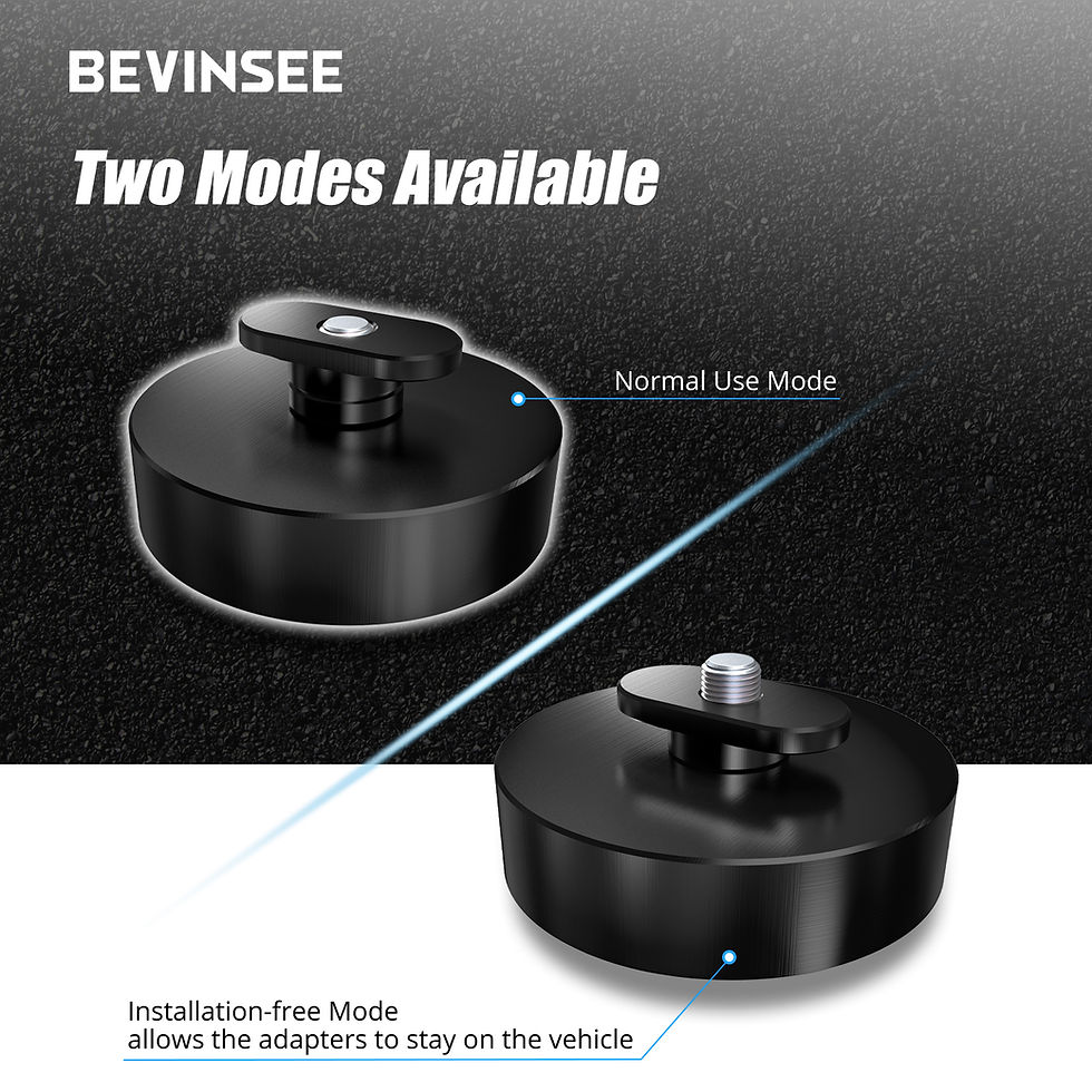 Thumbnail: BEVINSEE 4X Aluminum Jacking Lift Pad Jack Puck Adapter Tool for Corvette C5 C6