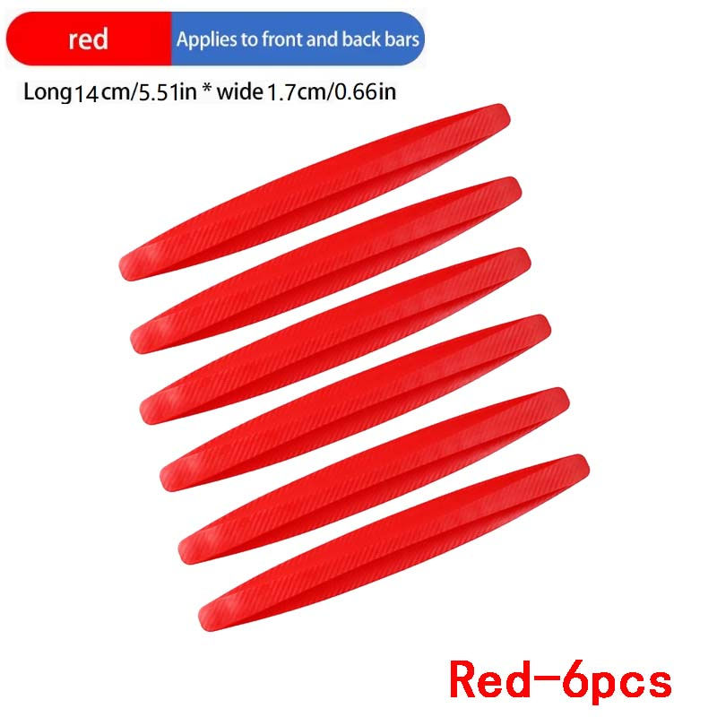 Thumbnail: New 4\6 PCS Car Anti-collision Protection Decoration Strip Universal Front Rear