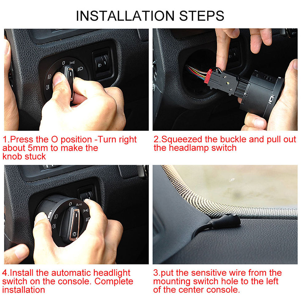Thumbnail: Auto Headlight Lamp Control Switch Light Sensor Module Fit for MK4