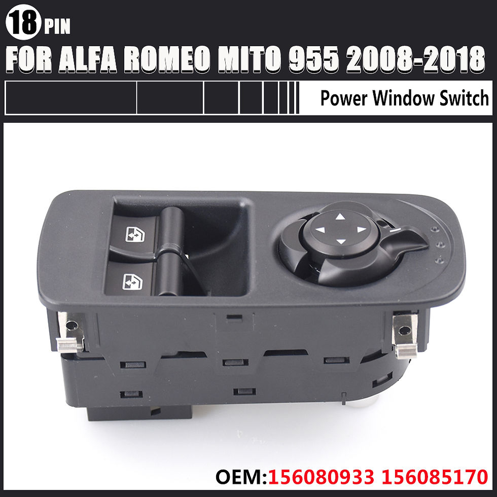 Thumbnail: Front Left Electric Power Window Control Regulator Switch for Alfa Romeo Mito 95