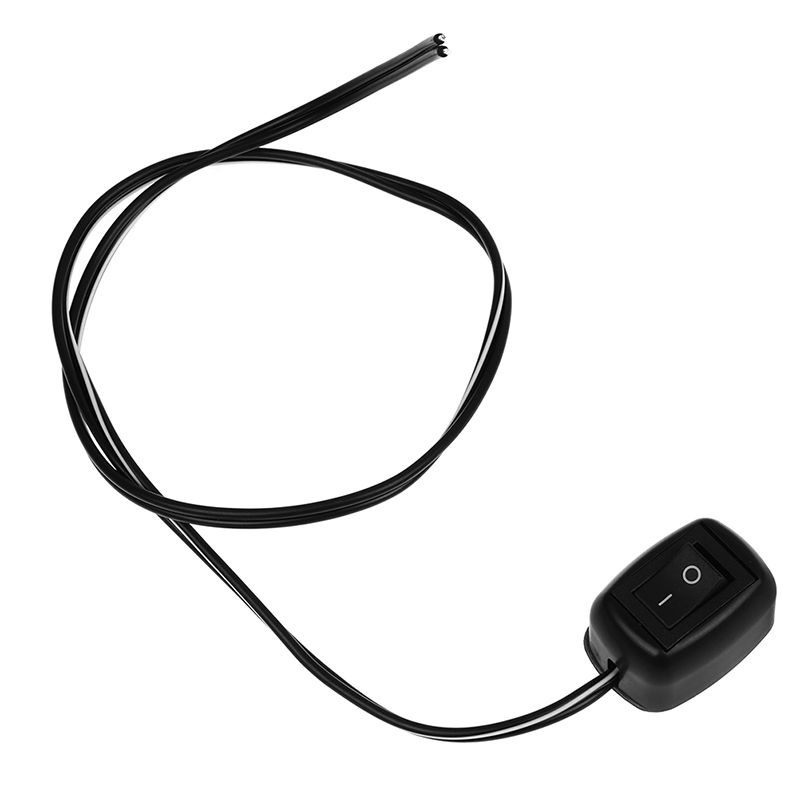 Thumbnail: Universal Car Switch DC 12V 60cm Paste Type Toggle with Cable For Fog Lights DRL