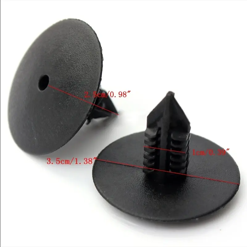 Thumbnail: 10x Wheel Arch Lining Splash Guard Trim Clips for renault Clio MK2 Scenic Megane