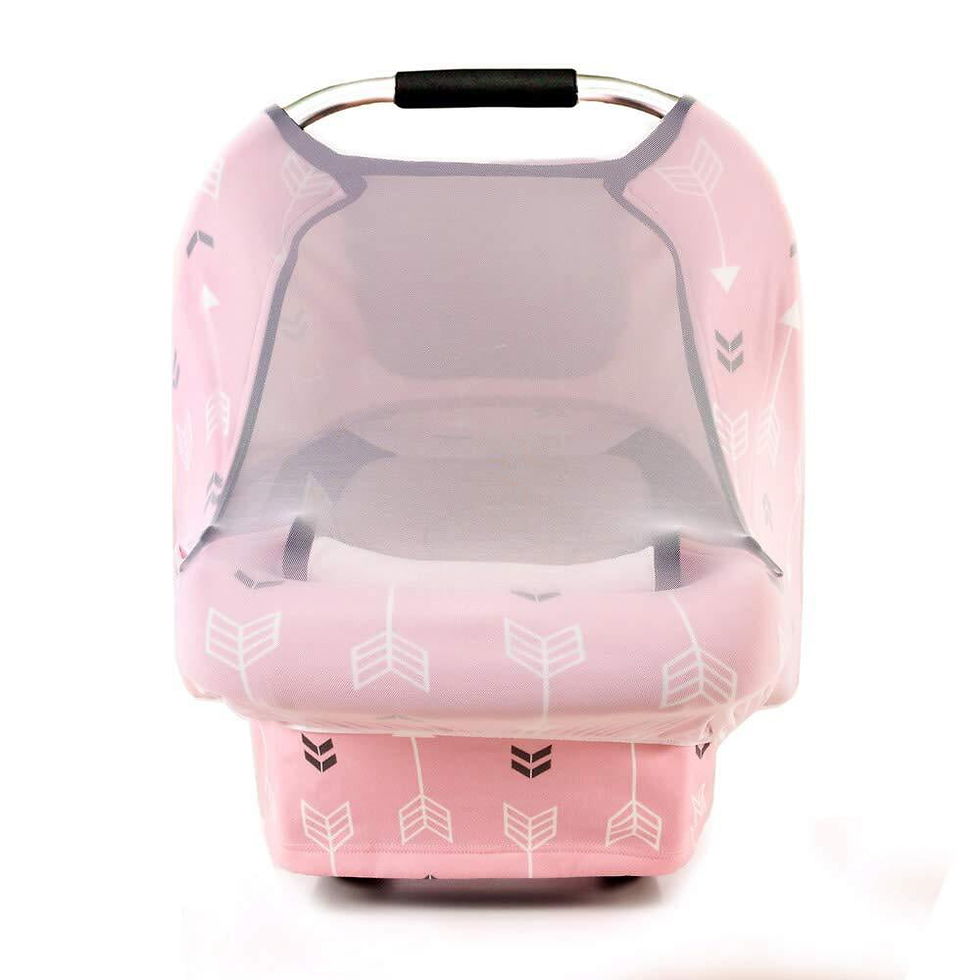 Thumbnail: Stretchy Baby Car Seat Cover, Infant Car Canopy for Spring Summer Autumn Winter,