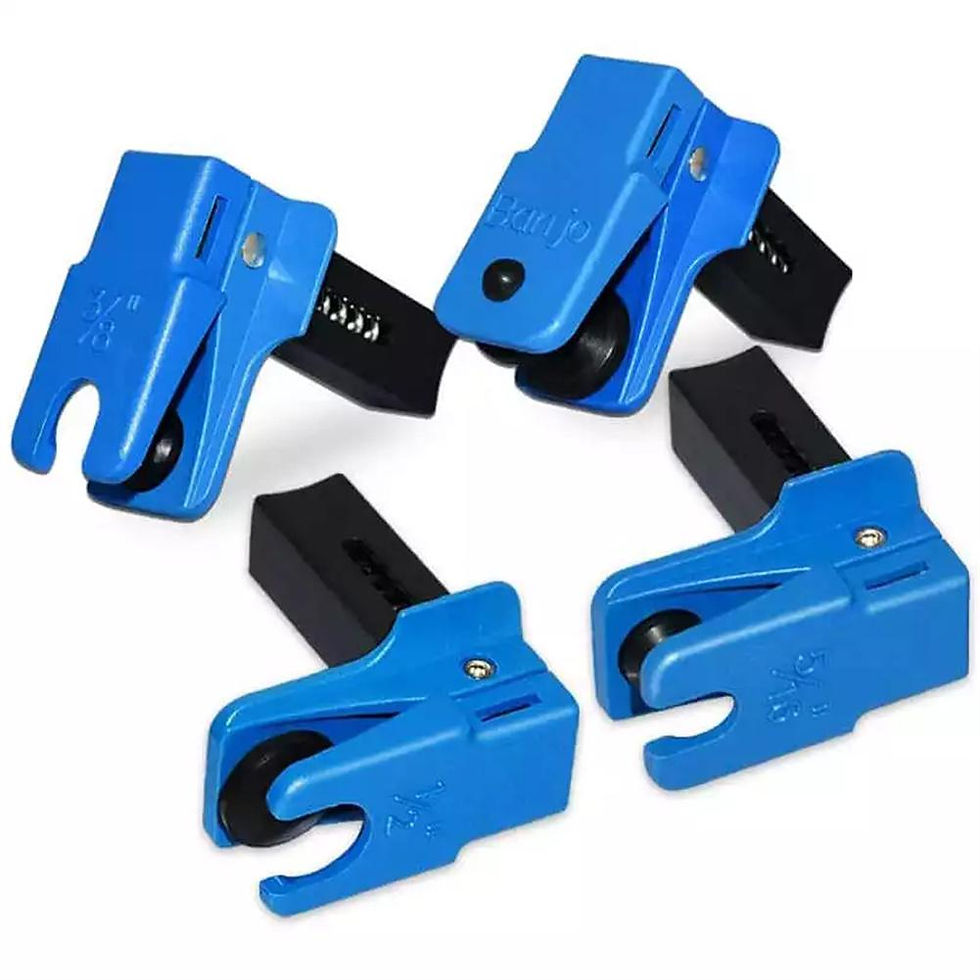 Thumbnail: 4pcs Car brake oil pipe plug Automotive brake nozzle clamp oil tool brake tubing