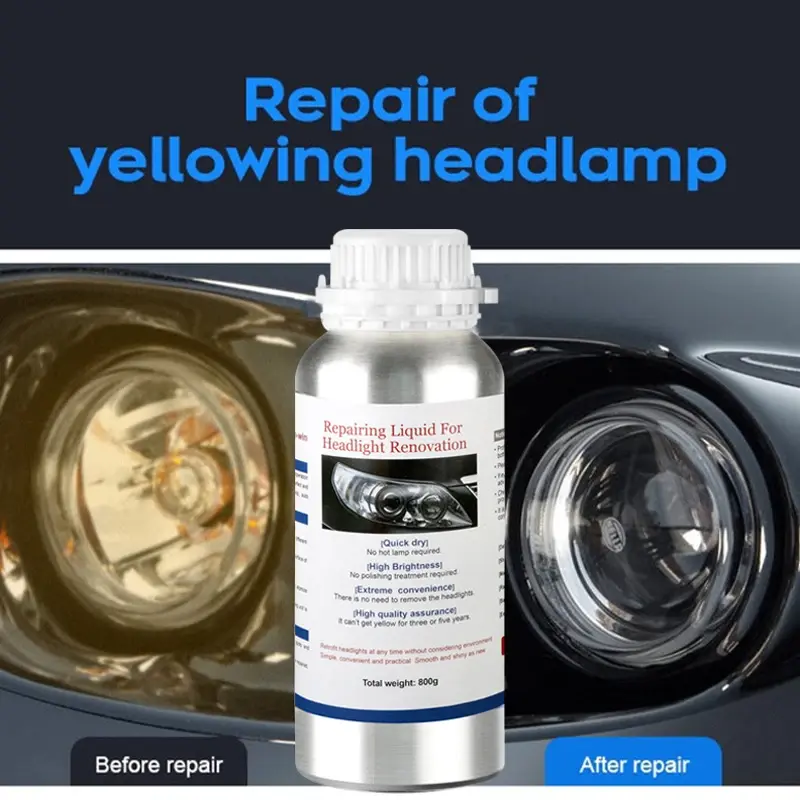 Thumbnail: Car Headlight Polish Restoration Kit Automotive Headlight Care Tool Headlight Re