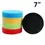 Thumbnail: 5pcs 7 Inches 180mm Car Round Flat Polishing Wheel Foam Buffing Sanding Pad Disc