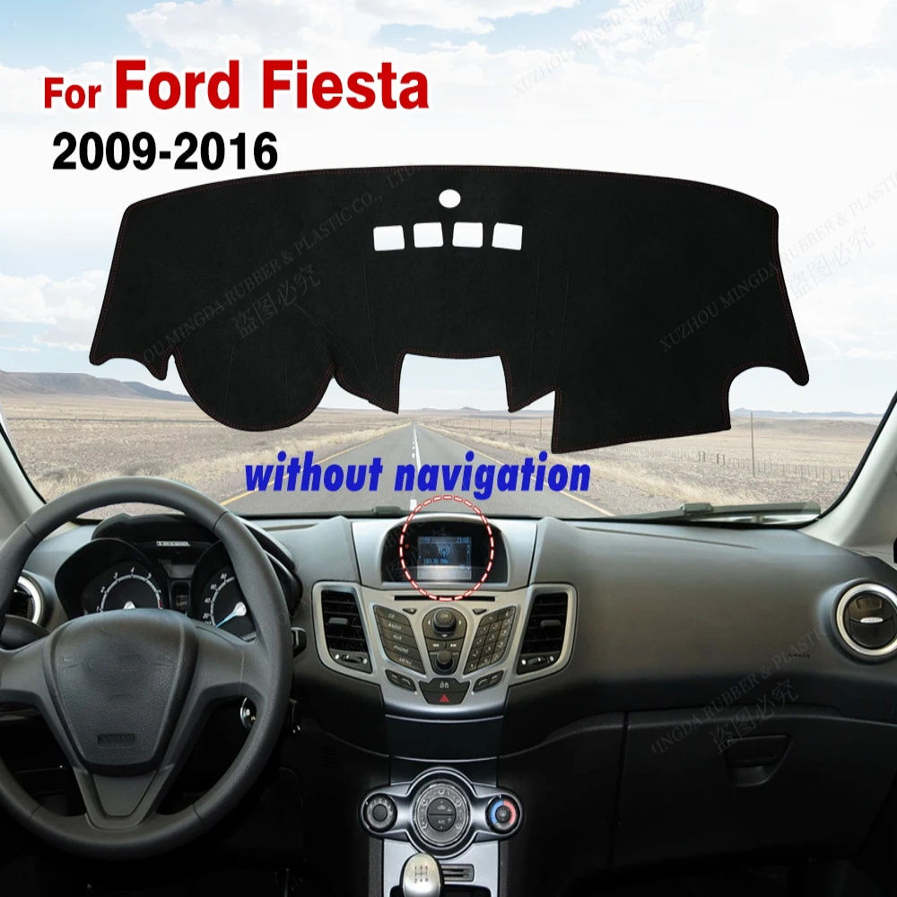 For Ford Fiesta 2009-2016 10 11 12 13 14 15 Dash Mat Sun Shade Anti-UV Carpets C