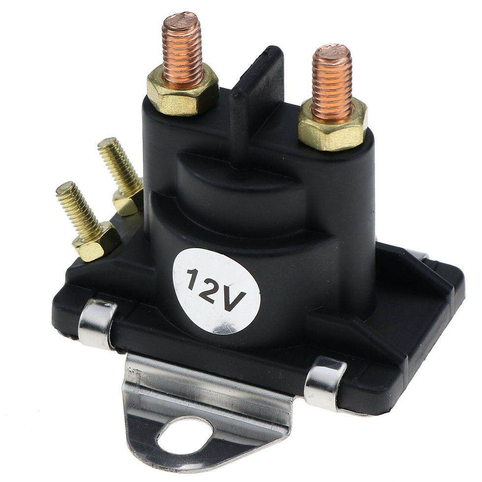 Thumbnail: 12V Marine Starter Relay Solenoid For Outboards Mercruiser 89-96158T