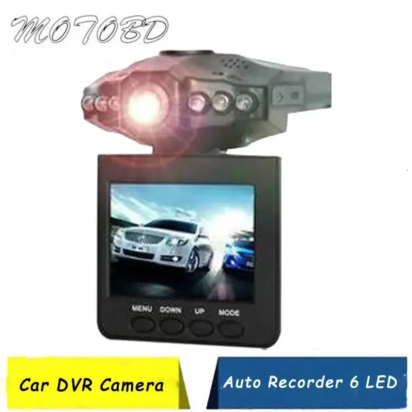 Car DVR Recorder Camera 2.5" TFT LCD Screen 6 IR LED Night Vision 270 Degree Wid