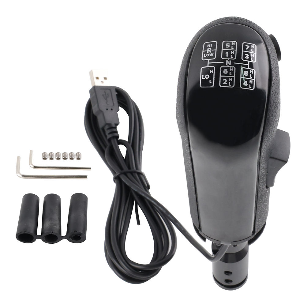 Thumbnail: Left-handed use USB Gearshift Knob for Logitech G923 G29 G27 G25 TH8A for ETS2&A