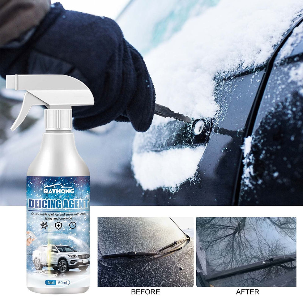 Thumbnail: Deicing and Snow Melting Agent, Ice Off Windshield Spray, Windshield, Winte..