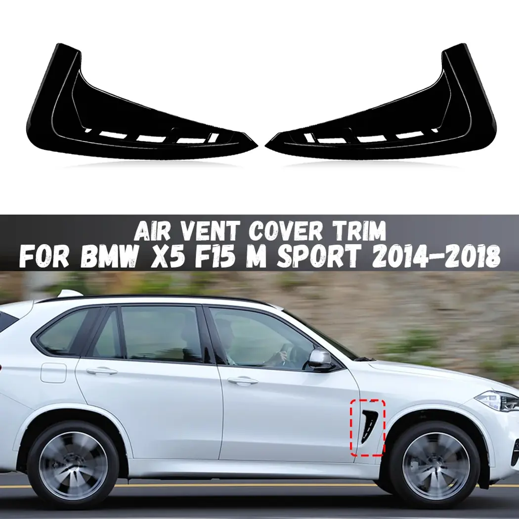For BMW X5 F15 M Sport 2014 2015 2016 2017 2018 Fender Side Air Vent Trim Cover