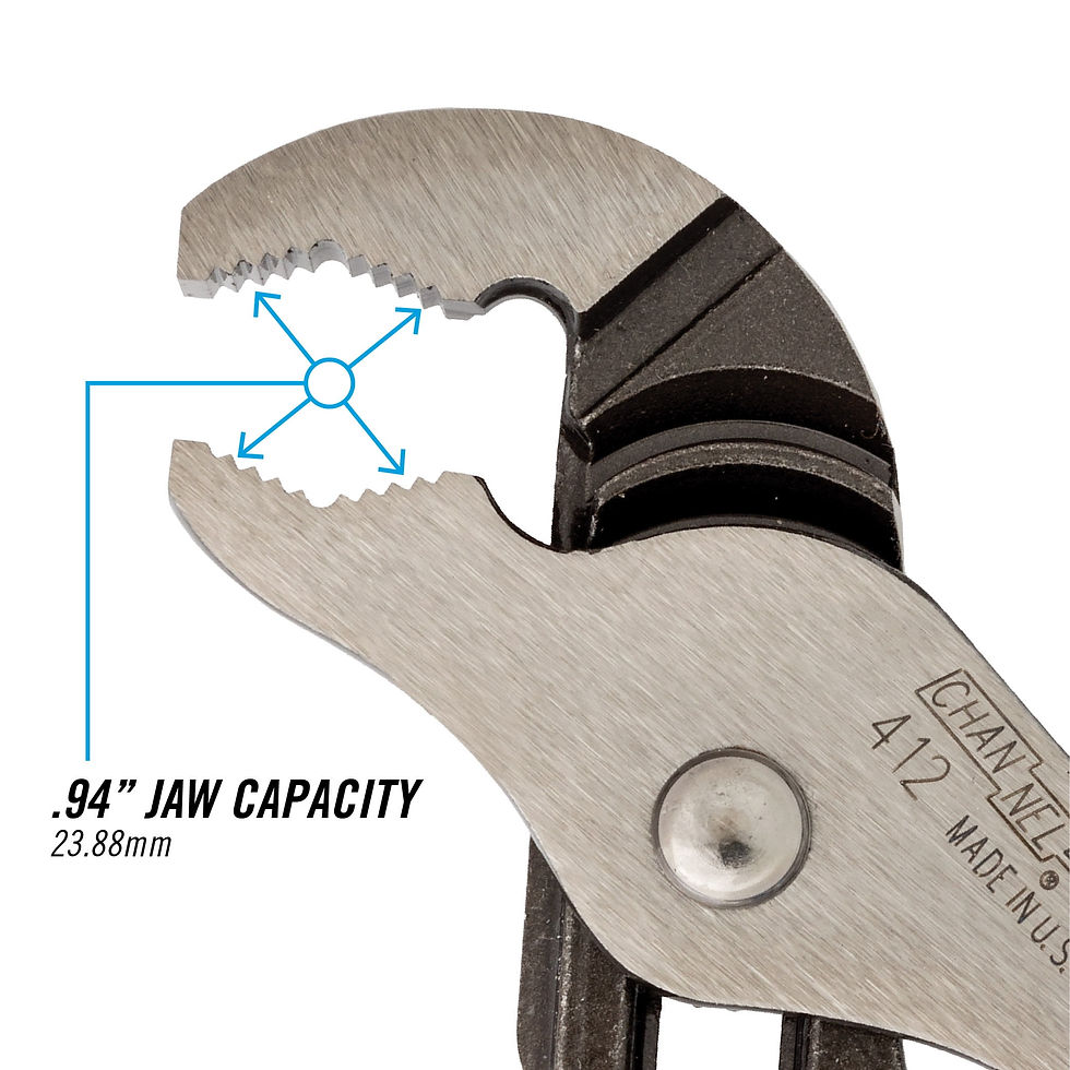 Thumbnail: 6.5-inch V-Jaw Tongue & Groove Pliers