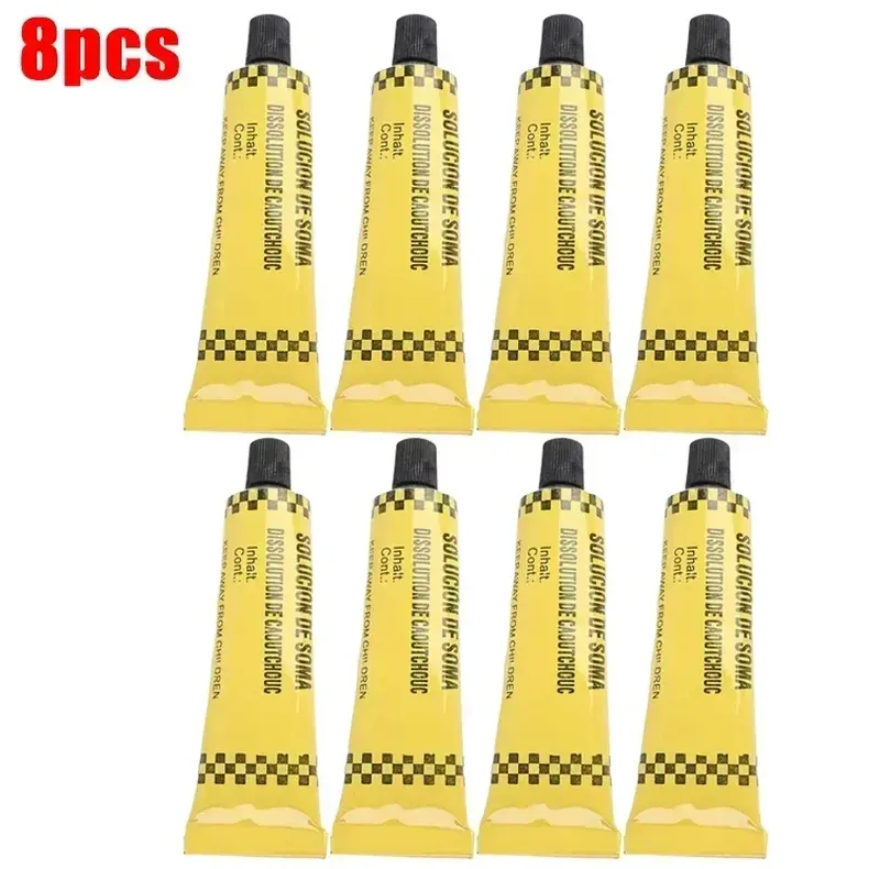 Thumbnail: 1Set Car Tire Repair Tool Kit with Rubber Strips Tubeless Tyre Puncture Studding